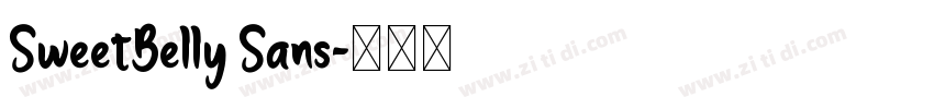 SweetBelly Sans字体转换
